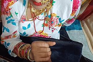 beautiful indian girl gives blowjob to friend's dick, taking cum in mouth