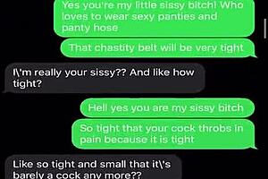sexting emasculating my sissy bitch humiliation