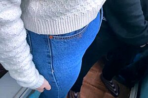 Teen Amateur Gives Sloppy Deepthroat Blowjob on Balcony, Cum in Mouth