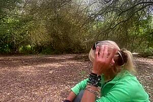 Excursion With Companion - Blowjob On Mountain - Cum In Mouth