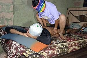 indian desi girl has passionate homemade sex with roommate in dorm