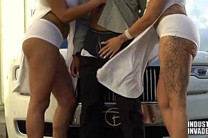 来自佛罗里达美丽婊子的豪华口交