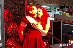 fat spanish girl on public stage, do they wax your body?