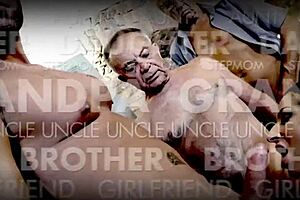 Slutty Maid Hired To Fuck Family, Wank Grandpa, And Receive Facial Cumshot