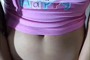 i secretly follow stepsister for striptease almost caught