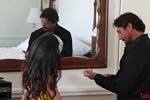 Stepdaughter Gropes Stepdad In Forbidden Touch!