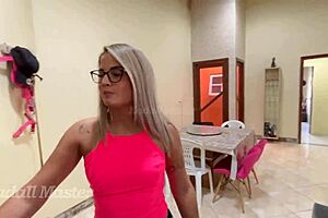 Blonde cowgirl fucks others with big cock