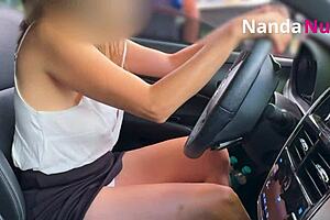 i was so naughty flashing my tits and paying with my panties to that gas station guy, it felt so wild and public