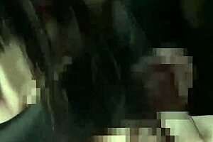 18-year-old amateur gives serious blowjob with handjob