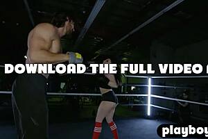 stunning curvy babes pose in gym while big ass milf enjoys posing