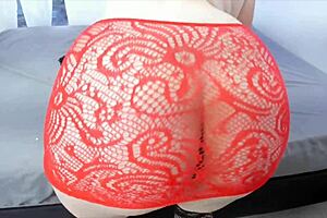 Relaxing massage session focusing on the buttocks