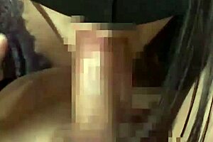 18-year-old amateur gives serious blowjob with handjob