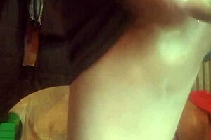 Watch SexyJayla254 stroke her huge black cock and cum!