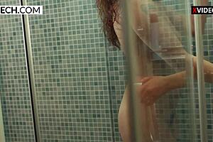 Sexy Milf Mom Teasing In The Shower - Xczech Com