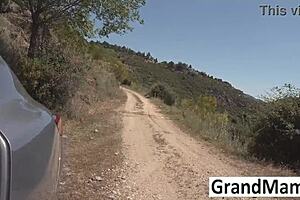 Mature Babe Fucked With Strapon Tastes Real Pussy