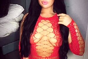 horny british brunette slut masturbates with toys and squirts in solo webcam session