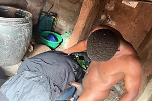 Chubby Ass Double Stuffed with Huge Cocks