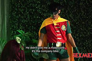 what's poison ivy doing to robin?