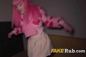 Pink-Haired Euro Slut Unlocked And Pounded In Prague