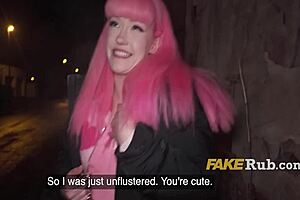 Pink-Haired Euro Slut Unlocked And Pounded In Prague