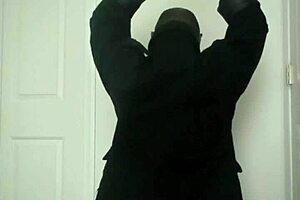 Stretching Arms for Exercise Like Masturbating