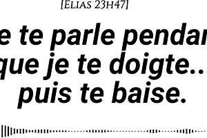 What if I put you to sleep with my voice, fingers, and hips, then wake you with slow teasing and hard moans?