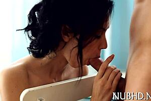 Massive Cock Penetrates Tight Young Pussy