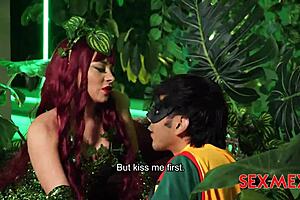 what's poison ivy doing to robin?