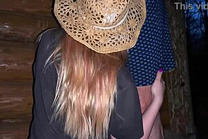 Sex at the Barn with a Pregnant Milf!