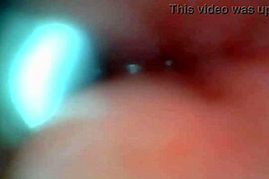 Endoscope Camera Captures Male Ejaculation Moment in Outdoor Creampie Scene