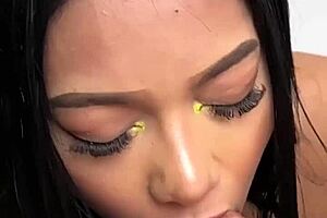 18yo latina slut fucks during lingerie photoshoot backstage