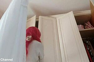 Ops Ops Upskirt I Pull Up My Mini Skirt and Show Asshole Wet Pussy Thong Cameltoe in Bedroom Roleplay