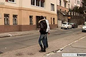 Hairy Granny's Pussy Gets BANGED HARD In Encounter