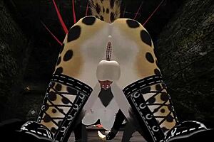 Demon Hunter Sucks Monster Cock!