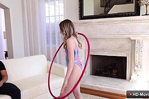 petite blonde teen sucks dick and swallows deep down her sexy throat intensely