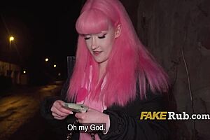 Pink-Haired Euro Slut Unlocked And Pounded In Prague