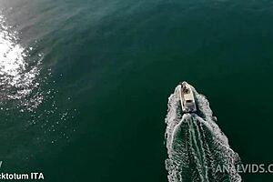 double penetration on the boat with rebecca volpetti ms004