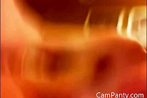 Two Young Brunette Lesbians Kissing on Bed