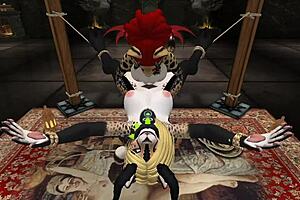 Demon Hunter Sucks Monster Cock!