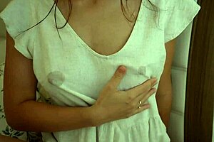 Close Up Milking Tits