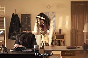 Kanna misaki teaches kissing in intriguing japanese video