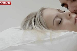 blonde teen and boyfriend having morning sex