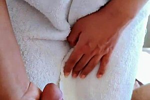 i found my hard-cocked boss in the room