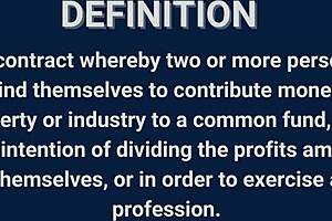 I explore the law on partnership with amateurs