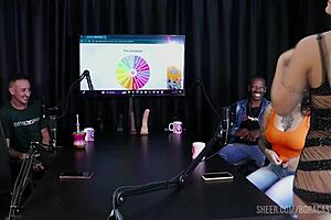 Hyoran Carvalho's Compilations In Sheer Red Lingerie