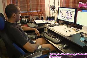 Deutsches Echtes Amateur Teen 18+-Paar Versucht Selbstgedrehten Porno