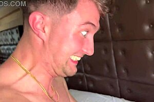 Tattooed latina micaela dell orto enjoys double penetration and squirting