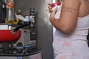 Pregnant Woman Shows Off