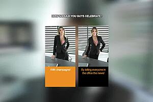 Rebecca Volpetti和朋友们在肮脏办公室三人行