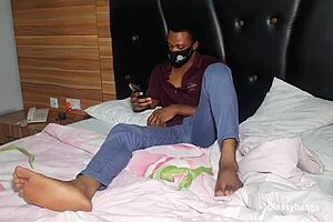 i hooked up with this ebony girl during lockdown, fucking her big tits and ass.